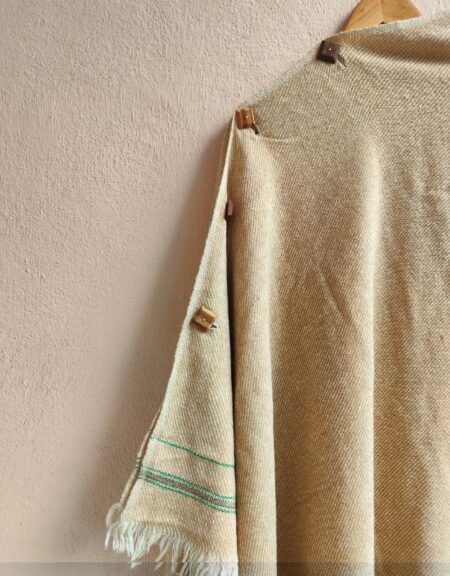 Long Wool Poncho