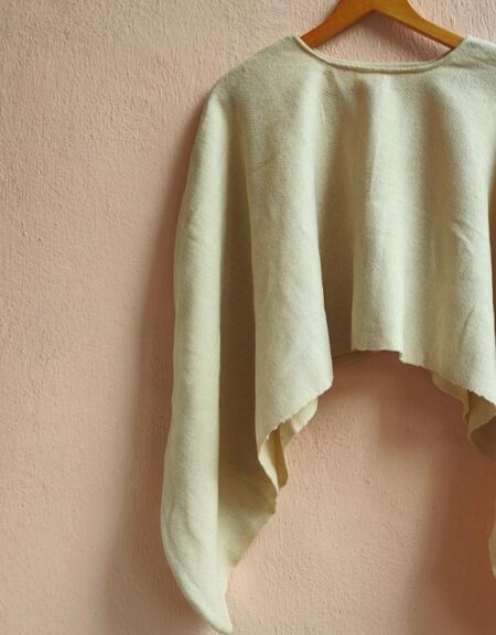 Woollen knitted crop top