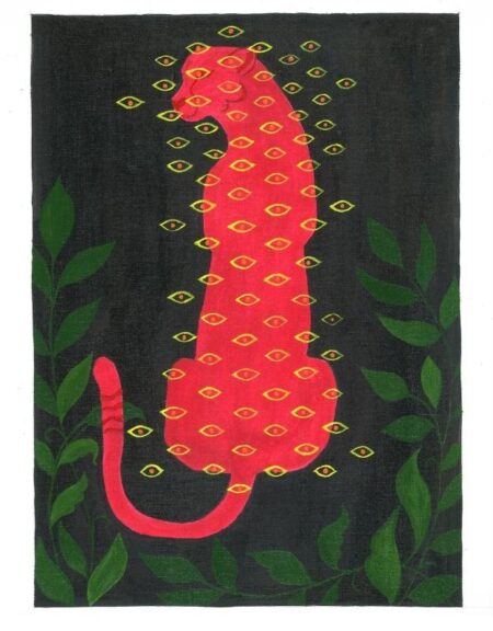 Golden Vigilance (Hand Painted Canvas)